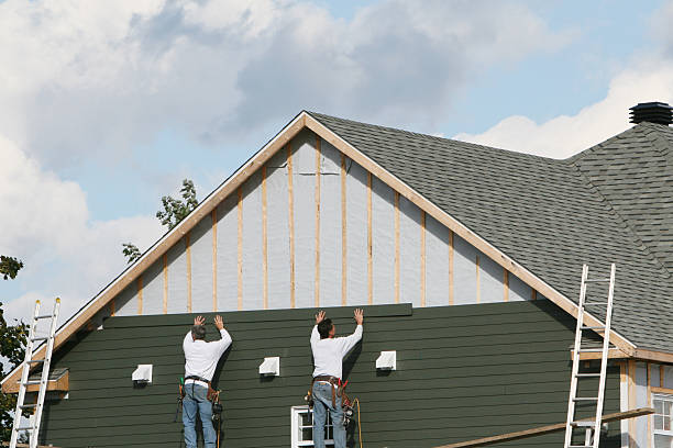 Professional Fiber Cement Siding technician working in Newton Center, MA